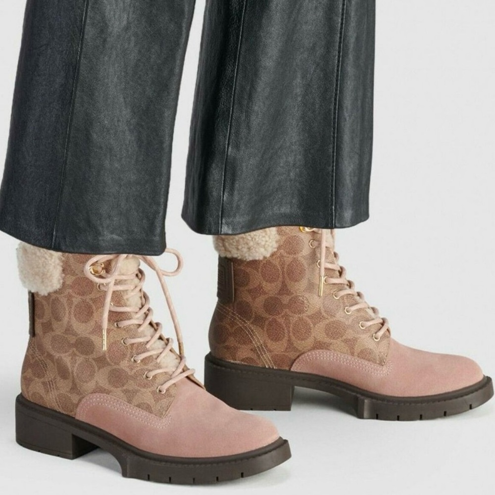 Coach Lorimer Signature Boots 7.5